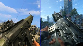 Dying Light vs Dying Light 2  Gun Gameplay Comparison [upl. by Llenrap]