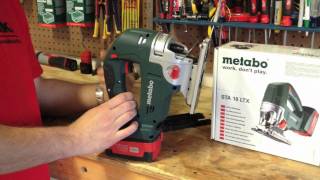 METABO 18 VOLT CORDLESS JIGSAW STA 18 LTX [upl. by Gusba]