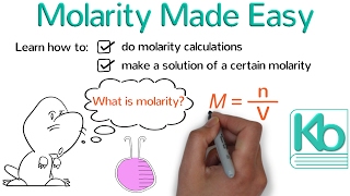 Molarity Made Easy How to Calculate Molarity and Make Solutions [upl. by Katzen]