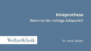 Knieschmerzen  Wann macht eine Prothese wirklich Sinn [upl. by Huei]