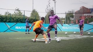 How to beat a defender  Soccer dribbling drill  5aside [upl. by Suiradel]