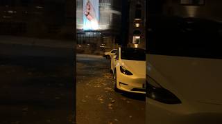 That summer night feeling rider summer night tesla electriccar [upl. by Noyar954]