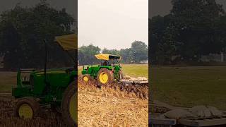 new john deere tractor with harrow amazing videos [upl. by Caresa435]