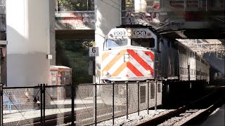 Caltrain Action at Millbrae and 22nd Street Station 082724 [upl. by Sofer]