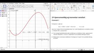 2P2PY Gjennomsnittlig og momentan vekstfart [upl. by Reeva410]