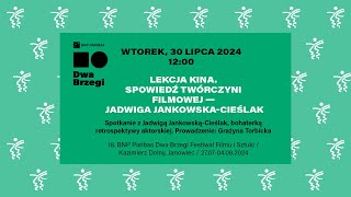 Lekcja kina Spowiedź twórczyni filmowej — Jadwiga JankowskaCieślak [upl. by Roice]