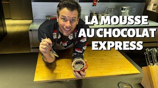 RECETTE DE NORBERT  LA MOUSSE AU CHOCOLAT EXPRESS ET CROQUANTE [upl. by Aidne]