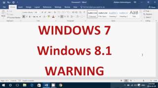 Windows 7 and 81 Users Warning after March 8th patch tuesday for 2016 [upl. by Steffin]