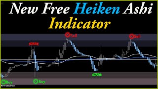 New Free Smoothed Heiken Ashi Indicator 9892 Winning Trading Strategy [upl. by Anaimad]