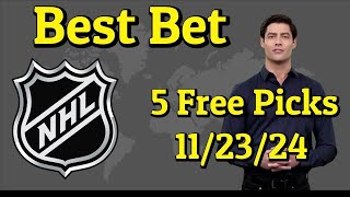 quot🚨 Unstoppable NHL Picks for 112324quot [upl. by Anahgem233]