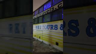 RKT Tours and Travels Sleeper Bus Departuring From Parking Yard Bangalore [upl. by Swayder137]