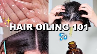 HAIR OILING ROUTINE FOR LONG HAIR  How I Oil My Hair For Hair Growth [upl. by Dorolice]