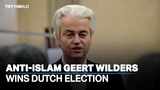 Geert Wilders’s antiIslam antiEU and antiimmigrant agenda wins in Dutch general election [upl. by Ardnik]