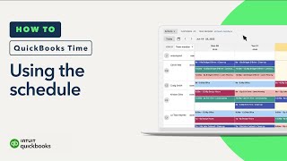 How to use the schedule in QuickBooks Time [upl. by Lennahs258]