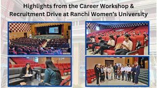 Highlights  Career Workshop amp Recruitment Drive at Ranchi Womens College  Hosted by IREED Academy [upl. by Marie-Jeanne]