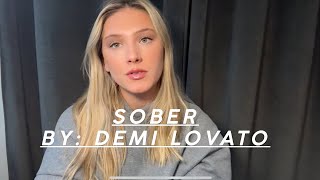 Sober  Demi Lovato cover by Faith Hunter [upl. by Madson]