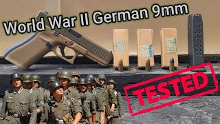 1944 WW2 German 9mm Testing w Glock 17 Gen 5 [upl. by Ivets233]