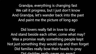 The Judds  Grandpa Tell Me Bout The Good Old Days  Lyrics Scrolling [upl. by Nyletak]