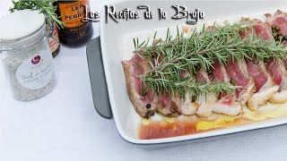 ENTRECOT 🥩 al HORNO con ROMERO  Recetas de cocina fáciles sanas y saludables [upl. by Riehl]