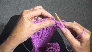 KNIT THE RICK RACK STITCH PART 2 [upl. by Jollenta]