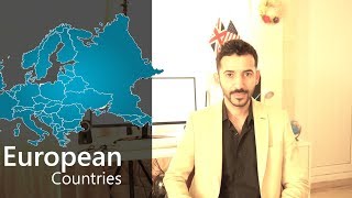 How to Pronounce European Countries اسماء دول أوروبية بالانجليزي [upl. by Tamer143]