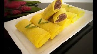 Resep Dadar Gulung Isi Vla Coklat Paling Enak Dan Praktis [upl. by Vivien671]