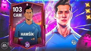 Marek Hamsik fc mobile review 🤯 better than all Cams best cam in fc mobile💯 gameplay fc25 fifa [upl. by Linneman45]