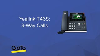 Yealink T46S 3Way Call [upl. by Ecilegna]