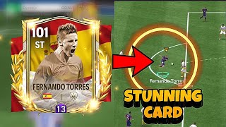 FERNANDO TORRES REVIEW  EUROS ICON  FC MOBILE [upl. by Enieledam]