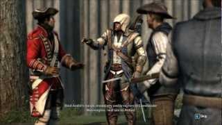 Assassins Creed III  Benedict Arnold DLC and Connor Nags Washington [upl. by Ipoillak171]