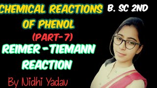 Chemical reactions of Phenol part7 Reimer  Tiemann Reaction [upl. by Ephrayim188]