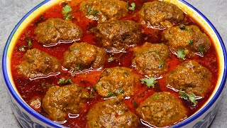 Perfect Bade ke Kofta Recipe  How to make  Keema Kofta Curry Recipe  Kofta Meatball recipe [upl. by Glynis]