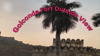 Golconda Fort Outside View  Hyderabad [upl. by Anaujait117]