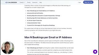 How to stop fake bookings amp SPAM appointments with Calendesk 🚫📅  Boost Productivity [upl. by Reinaldo915]