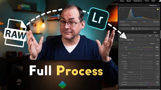 10STEP LIGHTROOM RAW IMAGE PROCESSING start to finish [upl. by Yenolem]