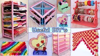 10 Home Use DIY Room Decor amp Organizer Idea  DIY Projects [upl. by Rosemary696]