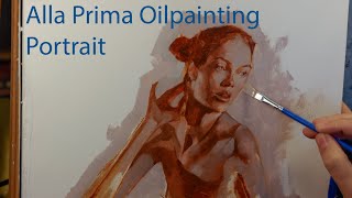 Alla Prima Oilpaintin Portrait [upl. by Naggem776]