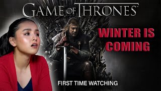 WINTER IS COMING Game of Thrones 1X1 Season 1 Episode 1 Reaction  First Time Watching [upl. by Klute]