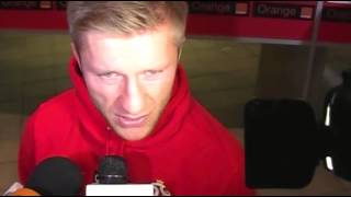 Jakub Błaszczykowski po meczu Polska  Urugwaj 13 [upl. by Yelsha302]