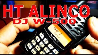 Tutorial Cara Setting dan Simpan Frekuensi HT Alinco DJ W  500 [upl. by Hyrup]