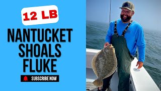 Nantucket Shoals Fluke Fishing  12LB Fluke Released  My Secret Rig was on Fire [upl. by Nairad]