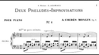 André CoedèsMongin  PréludeImprovisation Op91 [upl. by Quin]