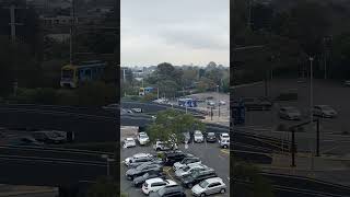 View of Frankston Line Metro Train from Southland Shopping Centre Cheltenham [upl. by Adnarram250]