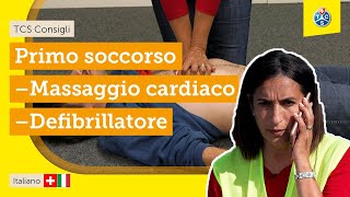 44 Primo soccorso massaggio cardiaco e defibrillatore [upl. by Juieta]