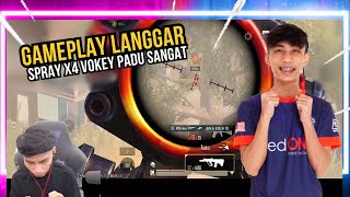 GAMEPLAY LANGGAR  SPRAY X4 VOKEY PADU SANGAT 🥶 [upl. by Scheld]