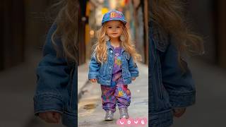 Cute baby walkerscutebaby cute runway baile baby babygirl love babyboy babyshorts ai [upl. by Ydne564]