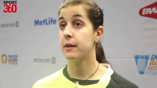 Carolina Marin on life since the Olympics and looking ahead to BWF World Superseries Finals [upl. by Kitrak]