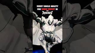 EVERY New Moon Knight Ability Showcase  Marvel Rivals  shorts [upl. by Linneman199]