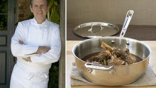 Lamb Shanks Roasted quotal la Matignonquot with Chef Thomas Keller [upl. by Enelak]