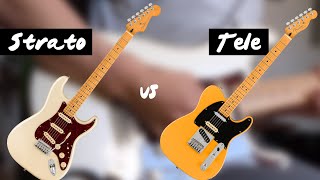 Stratocaster Player Plus vs Telecaster Nashville Player Plus Tone check [upl. by Maidel]